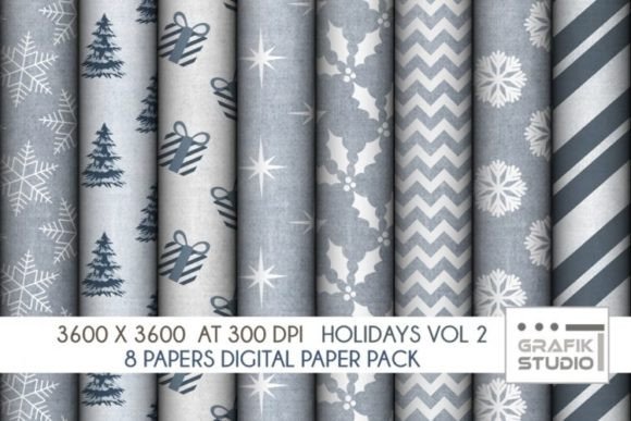 8 Christmas Holiday Patterns VOL 2: A Practical Evaluation for Crafters and Designers