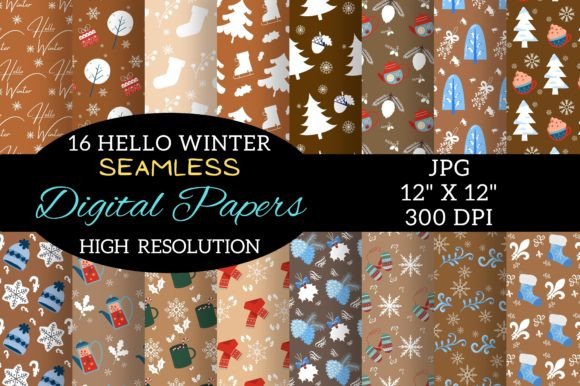 Brown Winter Digital Paper Patterns: A Practical Guide for Creative Professionals and Hobbyists