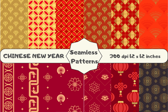 Chinese New Year Seamless Patterns: Strategic Design Assets for Purpose-Driven Creatives