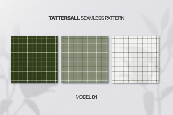 Dark Green Tattersall Seamless Patterns: Versatile, Scalable Design Assets for Real-World Creativity