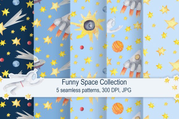 Funny Space Patterns Collection