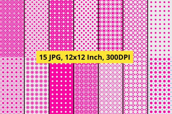 Simple Pink Color Seamless Patterns Pack: Versatile Digital & Print Backgrounds for Creative Professionals and Everyday Makers