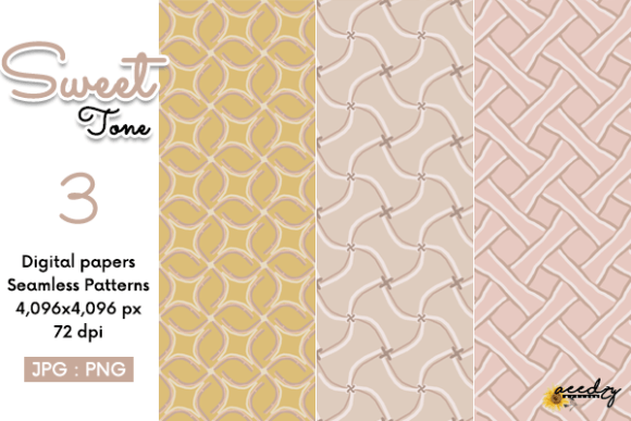 Sweet Tone Seamless Patterns Set: Your All-in-One Digital Paper Pack for Creative Projects